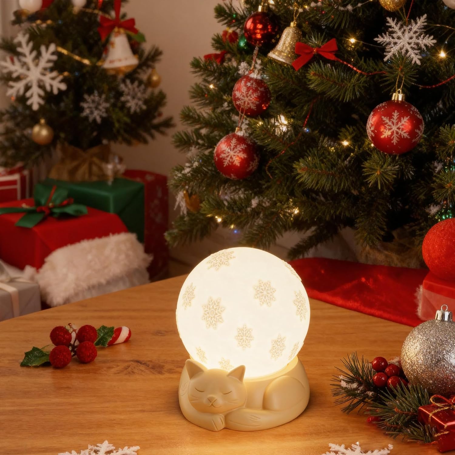 Bedside Table Lamp for Bedroom, Portable LED Desk Lamp, Rechargeable Battery Operated Atmosphere Lamp with 3 Color Temperatures Touch Control for College Dorm Dining Room - Image 9