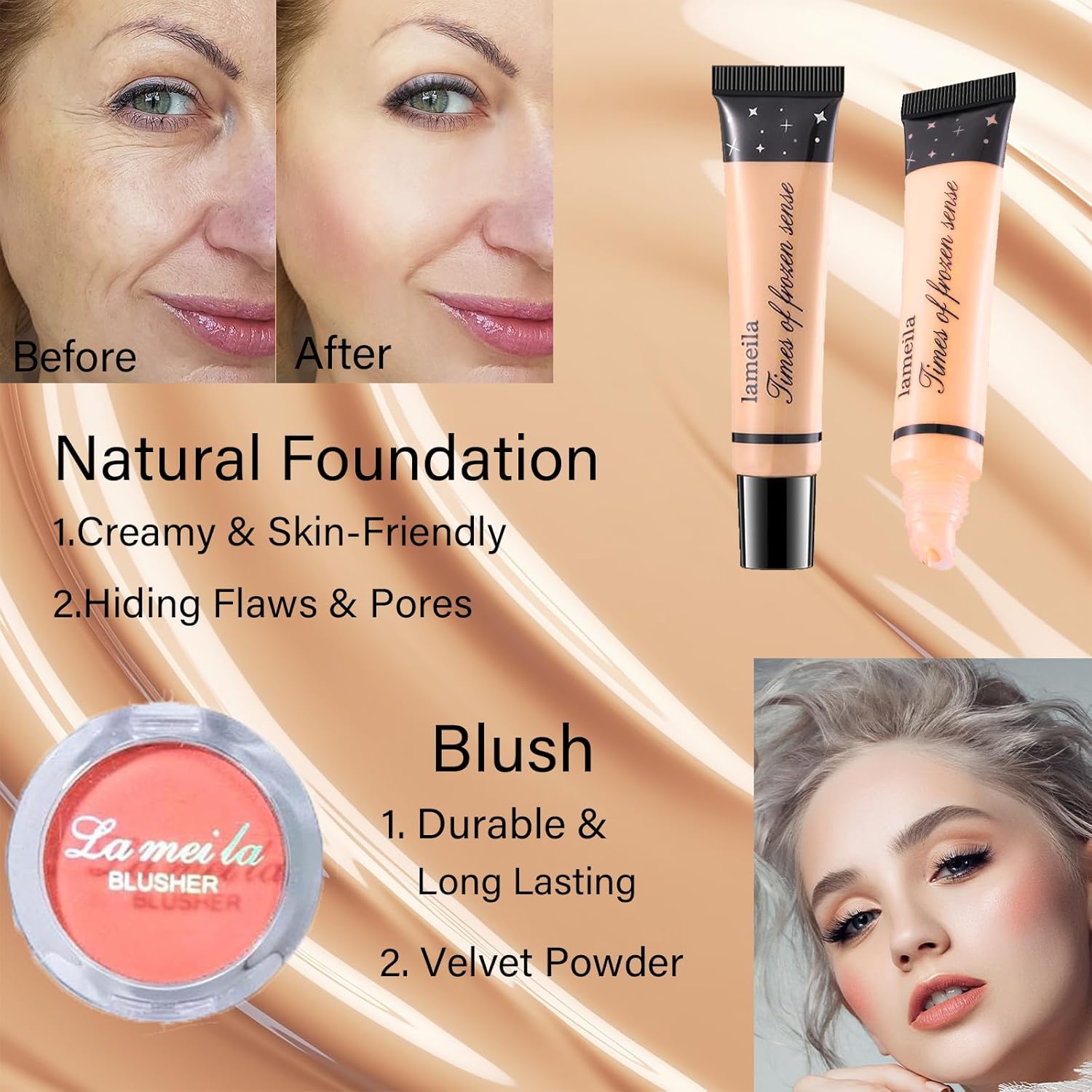 Makeup Set for Women, Makeup Full Kit for Beginners & Professionals, Travel Makeup Set for Teens & Adults, Makeup Gift Set for Girls, Eyeshadow Palette, Lip Gloss, Face & Eye Make up - Image 4