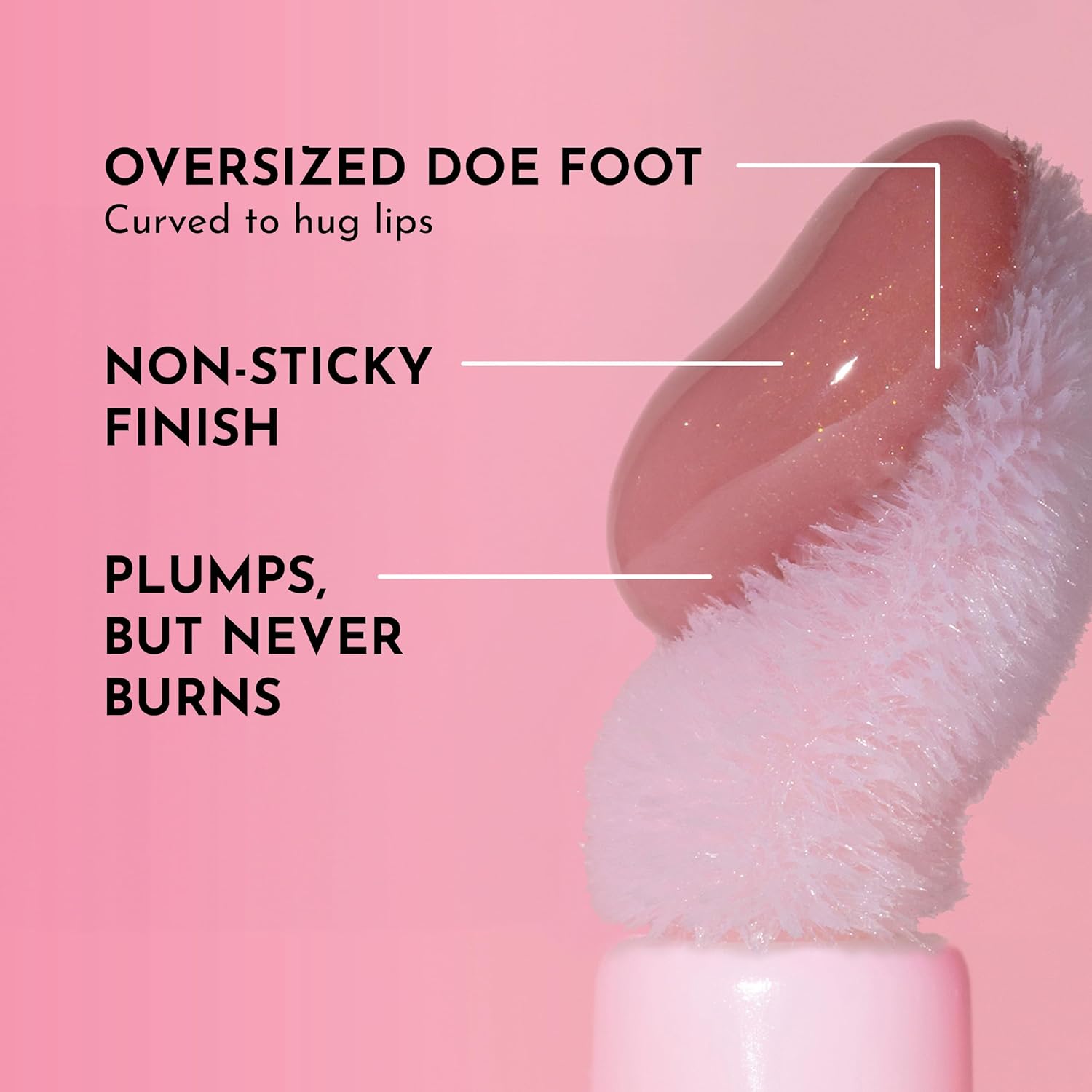 Lawless Women's Forget The Filler Lip Plumper Line Gloss, Nudie, Pink, 0.11 Fl Oz (Pack of 1) - Image 3