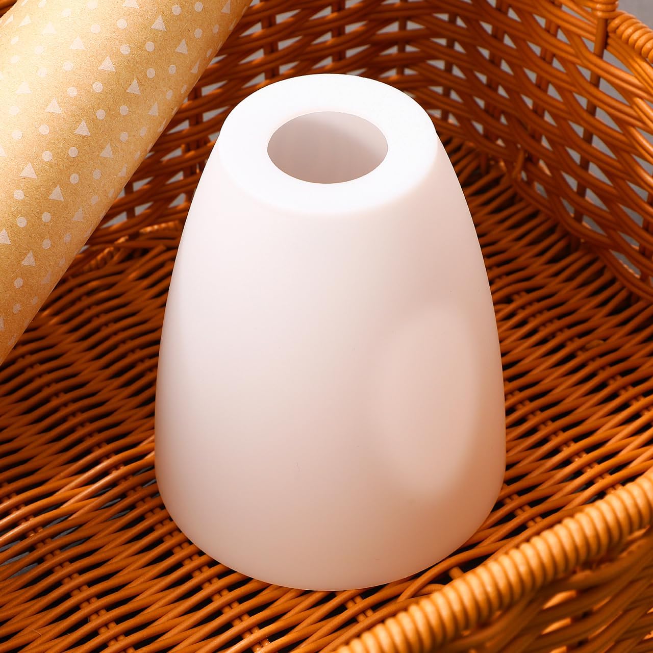 DOITOOL 2PCS Plastic Lamp Shade Replacement for Floor Lamp, Replacement White Lamp Shade Cover for Chandelier, Pendant Light, Wall Sconces Series (30mm Opening) - Image 9