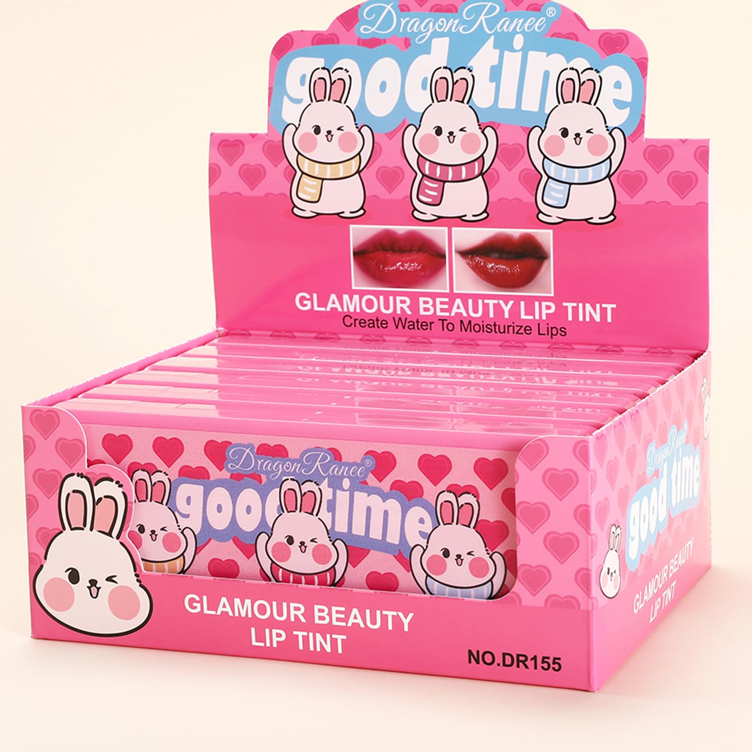 Eakroo 10 Colors Lip Tint Stain Set, Korean Lip Gloss Watery Lip Stain Moisturizing Mini Liquid Lipstick Set, Blush for Cheeks, Lipstick for Women, Non-Stick Cup, Long-Lasting, Vivid Color (Set B) - Image 8