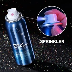 body glitter spray