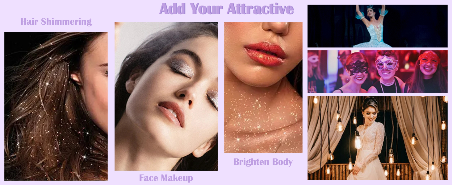 glitter spray effect