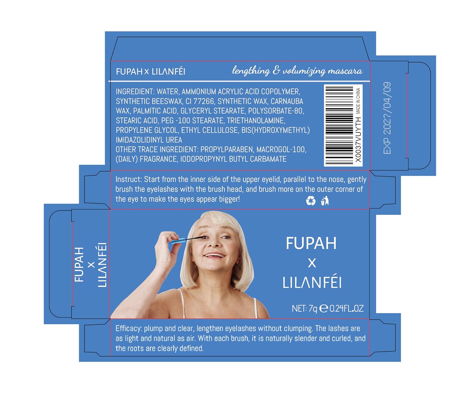 Mascara for Older Women 60 Plus, Mascara for Women over 60 with Thinning Lashes, Waterproof Hypoallergenic Tubing Mascaras Black Volume and Length for Sensitive Eyes (1 Pack) - Image 7