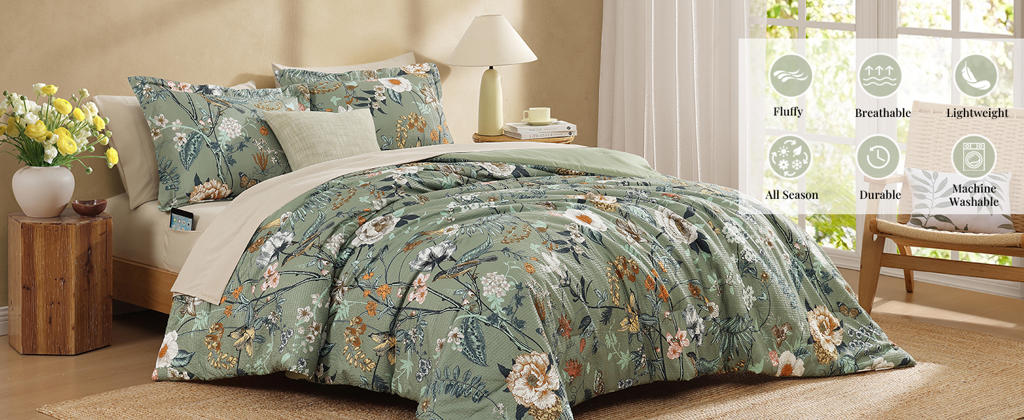 Floral Comforter set