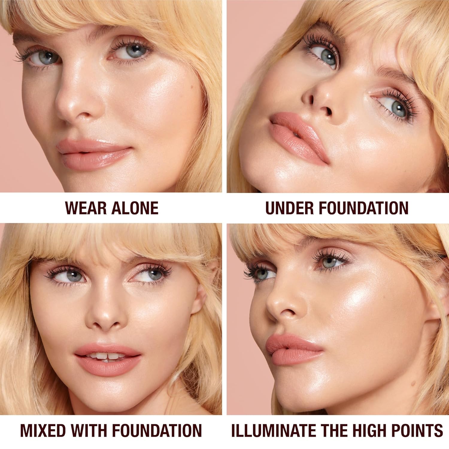 Charlotte Tilbury Hollywood Flawless Filter - Multi‑Use Makeup Primer, Complexion Booster & Illuminating Liquid Highlighter with Sheer Coverage - Smooths & Blurs Skin - Image 4