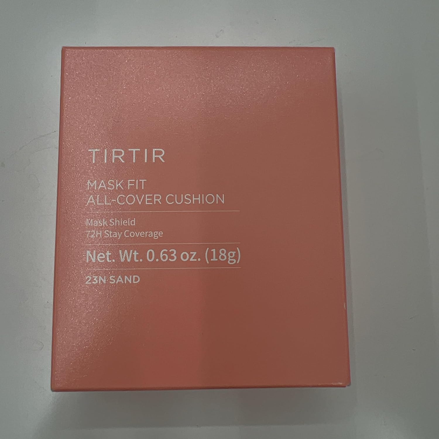 TIRTIR Mask Fit All Cover Pink Cushion Foundation | High coverage, Velvety Matte Finish, Lightweight, Flawless, Corrects Redness, Korean Cushion (#23N Sand, Full Size, 0.63 Fl Oz) - Image 8