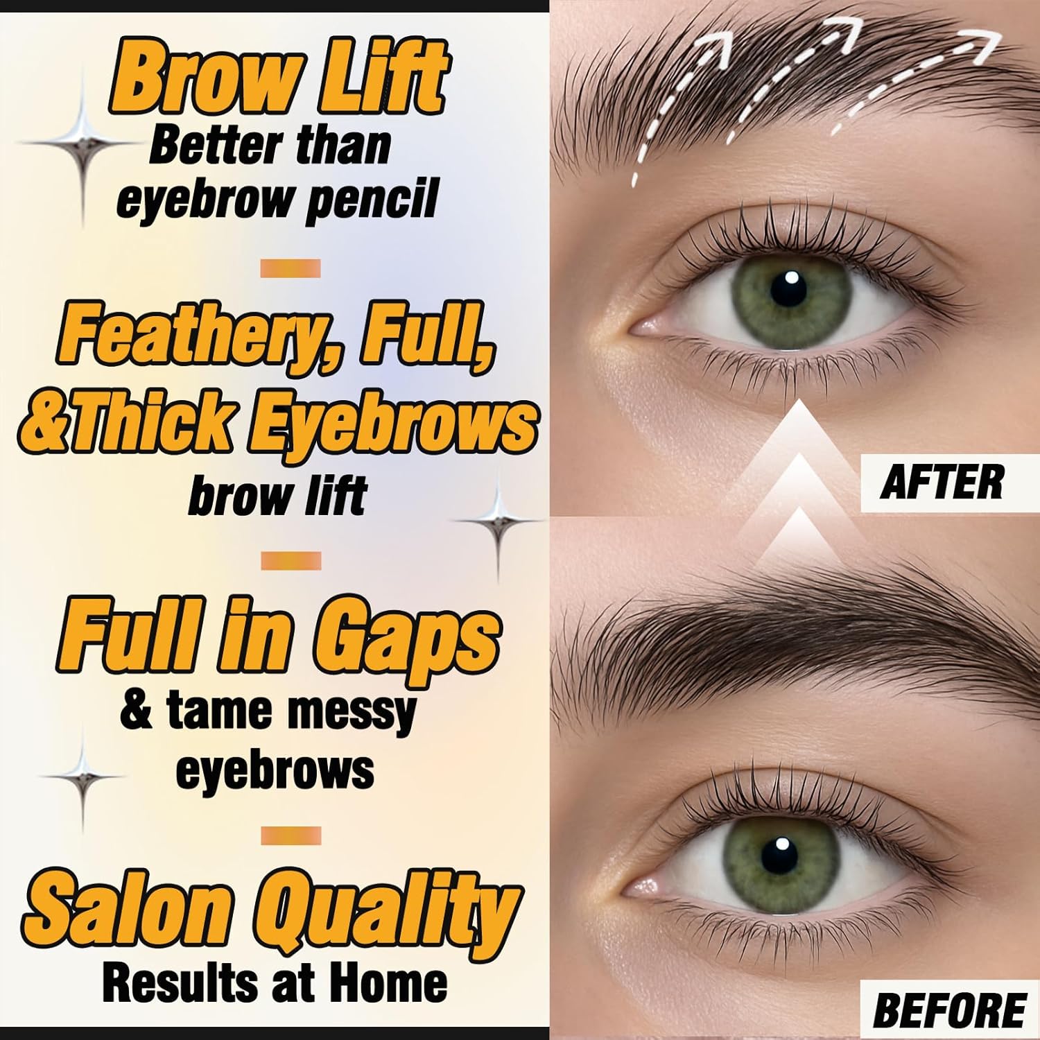 2-IN-1 Lash Lift & Brow Lamination Kit – Professional Kit for Fuller Brows & Long-Lasting Curled Lashes, Salon-Quality Eyelash Lift & Eyebrow Lamination DIY at Home with Easy Instructions - Image 4