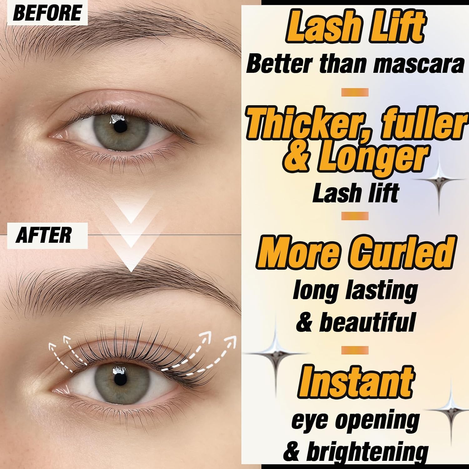 2-IN-1 Lash Lift & Brow Lamination Kit – Professional Kit for Fuller Brows & Long-Lasting Curled Lashes, Salon-Quality Eyelash Lift & Eyebrow Lamination DIY at Home with Easy Instructions - Image 3