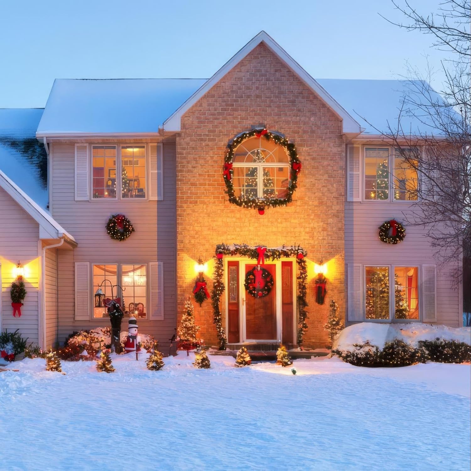 Hompavo 【Upgraded】 LED Flame Light Bulbs, 4 Modes Flickering Light Bulbs with Upside Down Effect, E26/E27 Flame Bulb for Halloween Christmas Party Patio Porch Home Indoor & Outdoor Decorations - 2 - Image 5