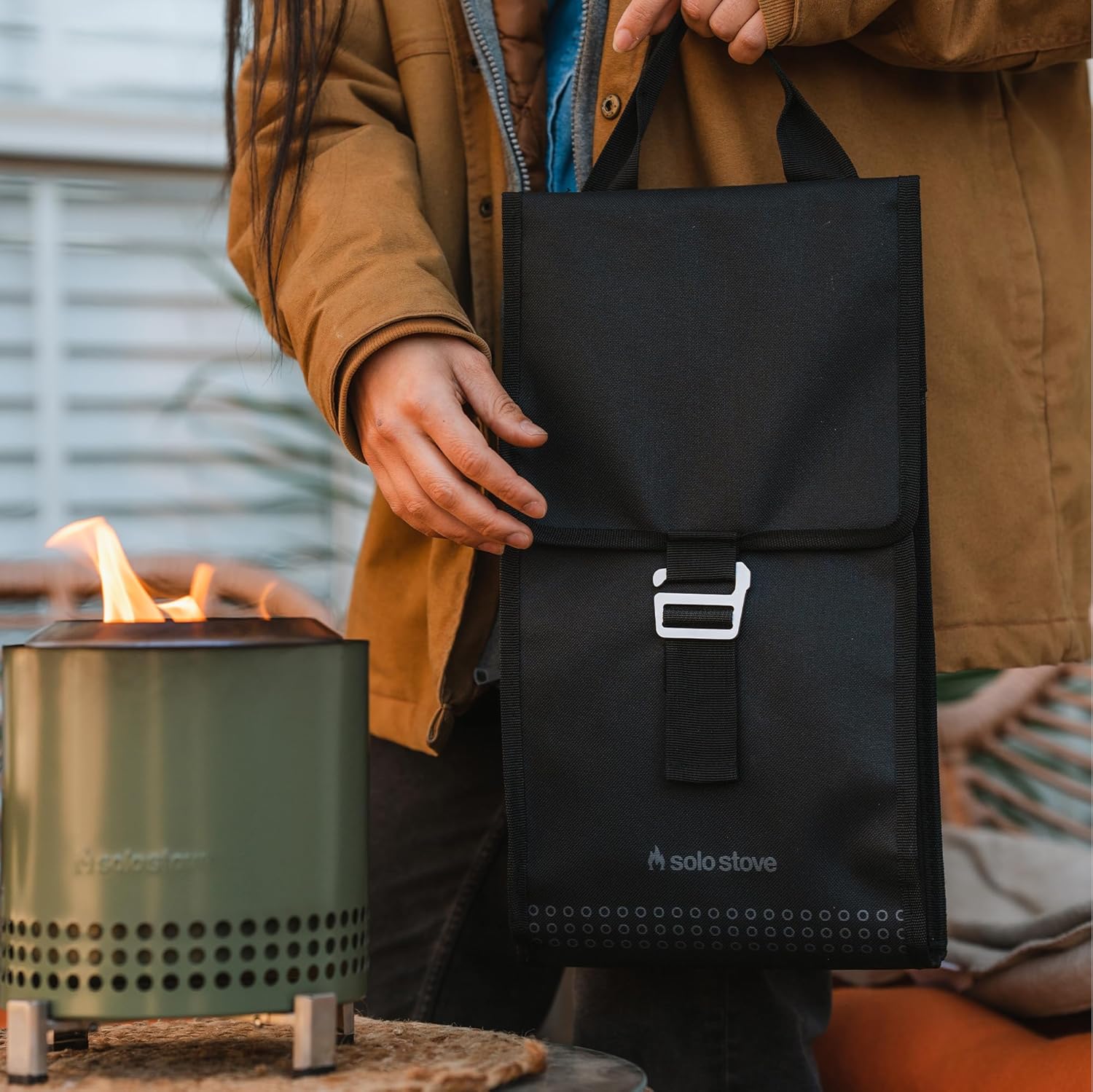 Solo Stove Mesa Accessory Pack | Incl. 4 Stainless Steel Mini Sticks + Stick Rests, Pellet Scoop, Mesa Lid, Carry Case, Accessories for Outdoor Fire Pit, 8.8 x 16 in, 2.5 lbs - Image 8