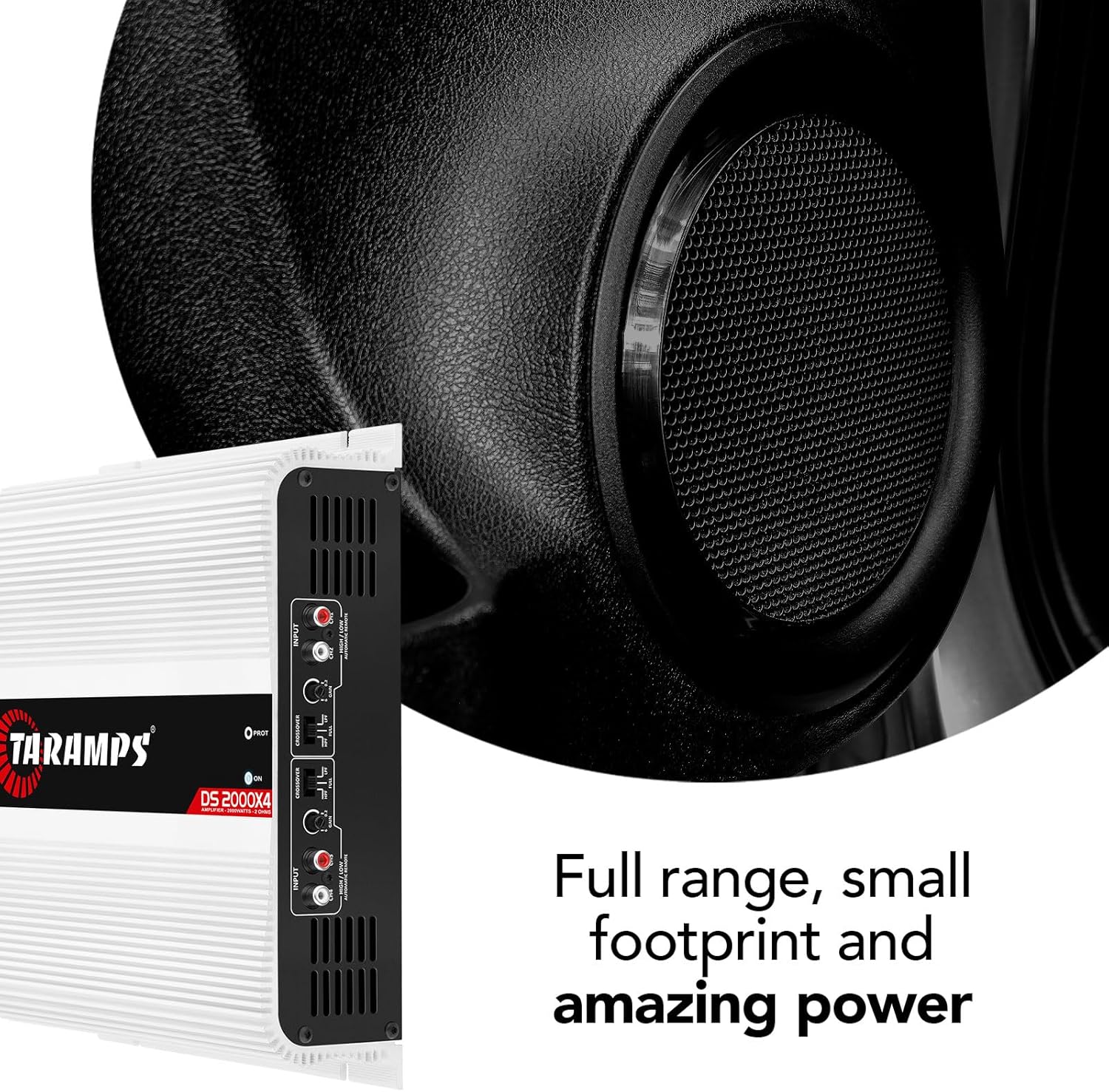 Taramp's DS 2000x4 2 Ohms 2000 Watts RMS 4-Channel 500x4 Watts RMS, Class D Full Range, Crossover High / Low Pass Fixed Bridgedable Car Audio Amplifier - Image 8