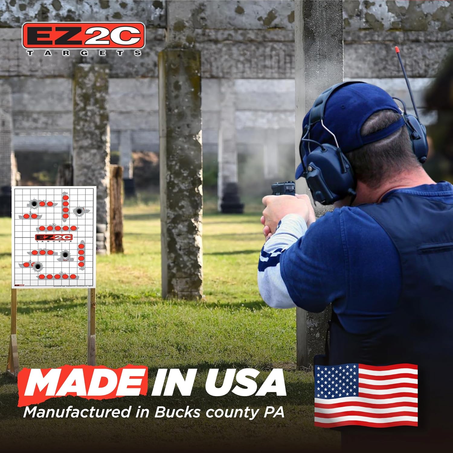 EZ2C Games Styles: Dartboard - Sink The Boats - Tic-Tac-Toe - Reducing Circles - Paper Targets for Shooting Range 11"x17" Fun Gun Range Targets for Shooting USA Made Gun Gifts - Image 9