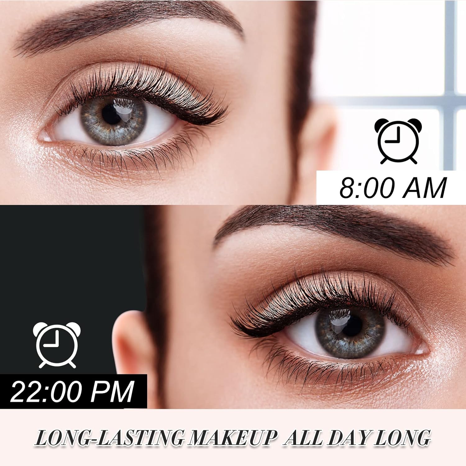 2 Pack 4D Silk Fiber Lash Mascara, Waterproof Very Black Long Lasting Mascara, Lengthening Lifting Multiplying Curling Natural Eyelash Primer Brush, Thickening Softer Lasting All Day, 2 Tube - Image 6