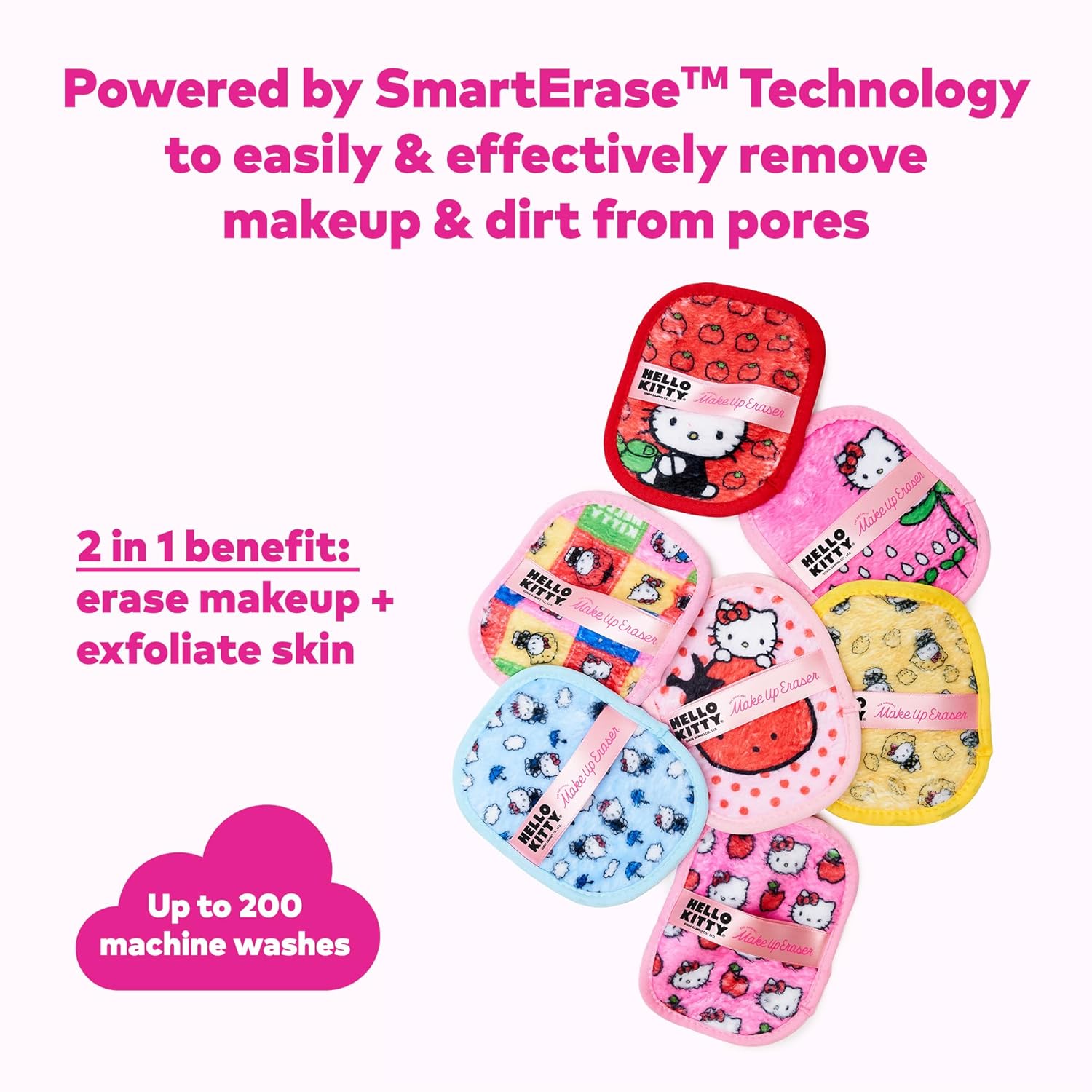 The Original MakeUp Eraser, 7-Day Set, Erase All Makeup With Just Water, Including Waterproof Mascara, Eyeliner, Foundation, Lipstick, Sunscreen, and More!, 7ct. - Image 3