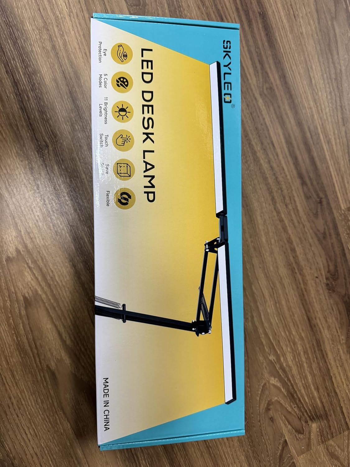 SKYLEO Led Desk Lamp for Home Office - 2400LM Ultra Bright Desk Light -Eye Caring Desk Lamp with Clamp - Adjustable Office Lamp with Remote Control- Easy Installation - 24W Black - Image 14