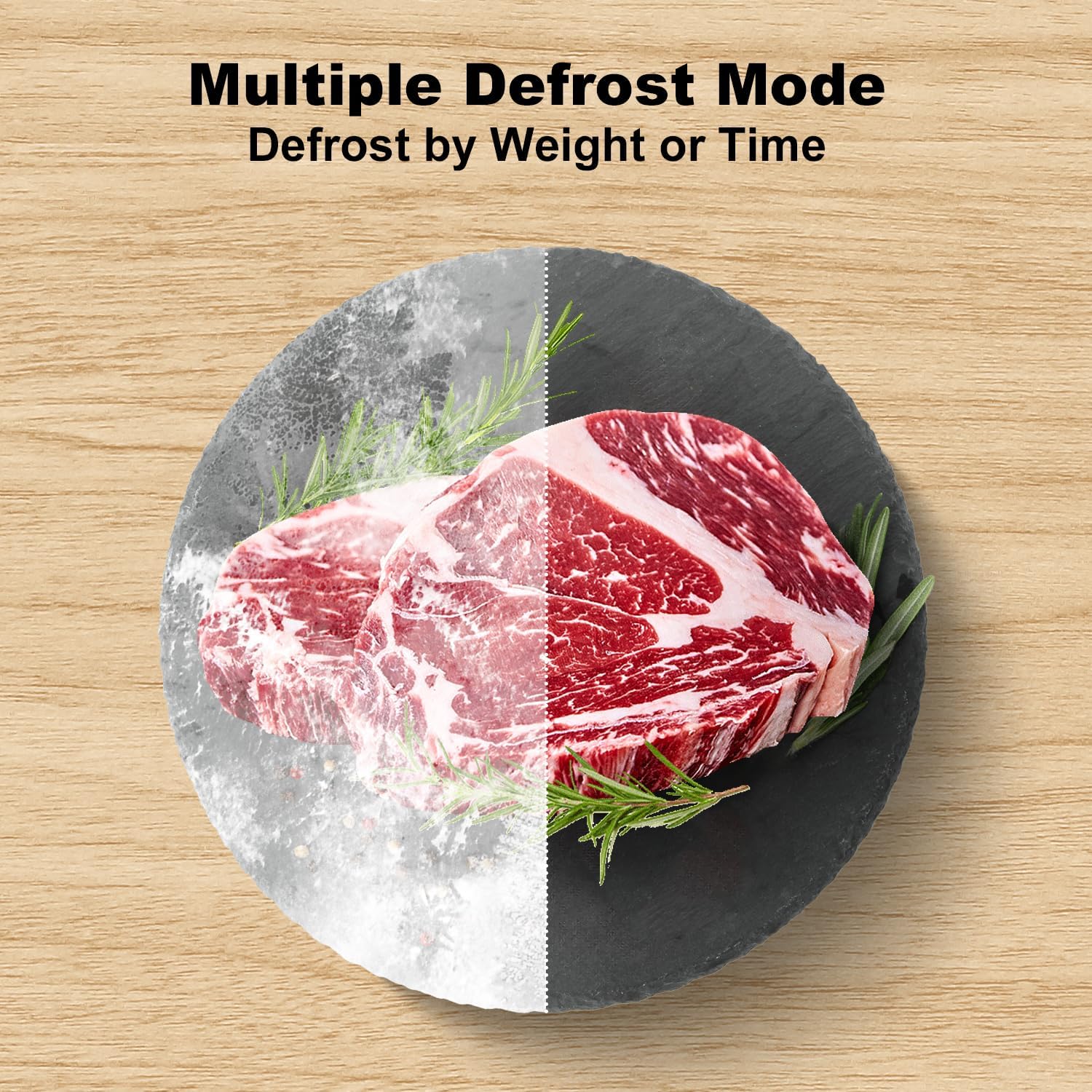 SMETA Compact Microwave Oven 700 Watts, 0.7 cu ft Countertop Microwave Ovens 10 Power Levels with Turntable Push-Button for Kitchen, Dorm, Apartment, Office, Black - Image 5