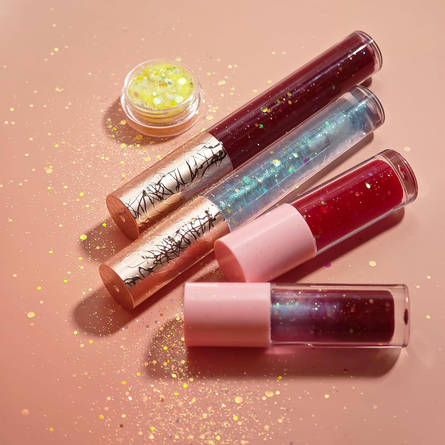 BRIPATI DIY Lip Gloss Making Kit, DIY Lip Glosses Set to Make Your Own Lip Stick, Fun Craft Makeup Lipglosses, All-Inclusive Moisturizing Handmade Lip Glaze Supplies Set for Beginner Women Girls - Image 8