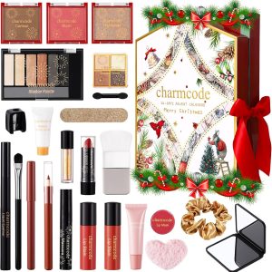 Makeup Advent Calendar 2025, 24 Days Christmas Countdown Calendar Gift Set for Adult Women Teen Girls, Xmas Holiday Beauty & Cosmetic Surprise Make up Kit for Women Full Kit