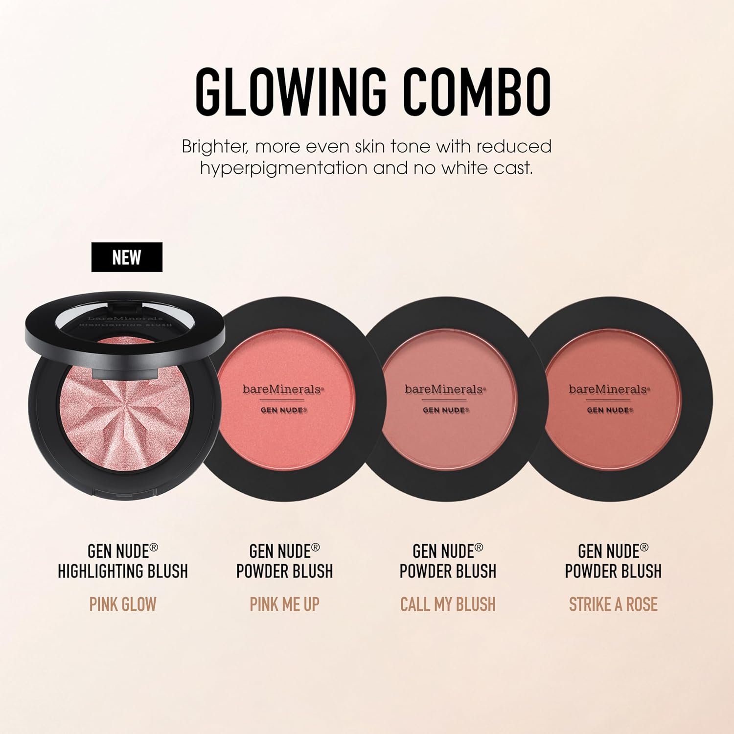 bareMinerals Gen Nude Powder Blush, Mineral-Based Pressed Blush Powder, All Day Wear, Buildable Coverage, Matte Soft Focus Finish, Talc-Free, Vegan - Image 7