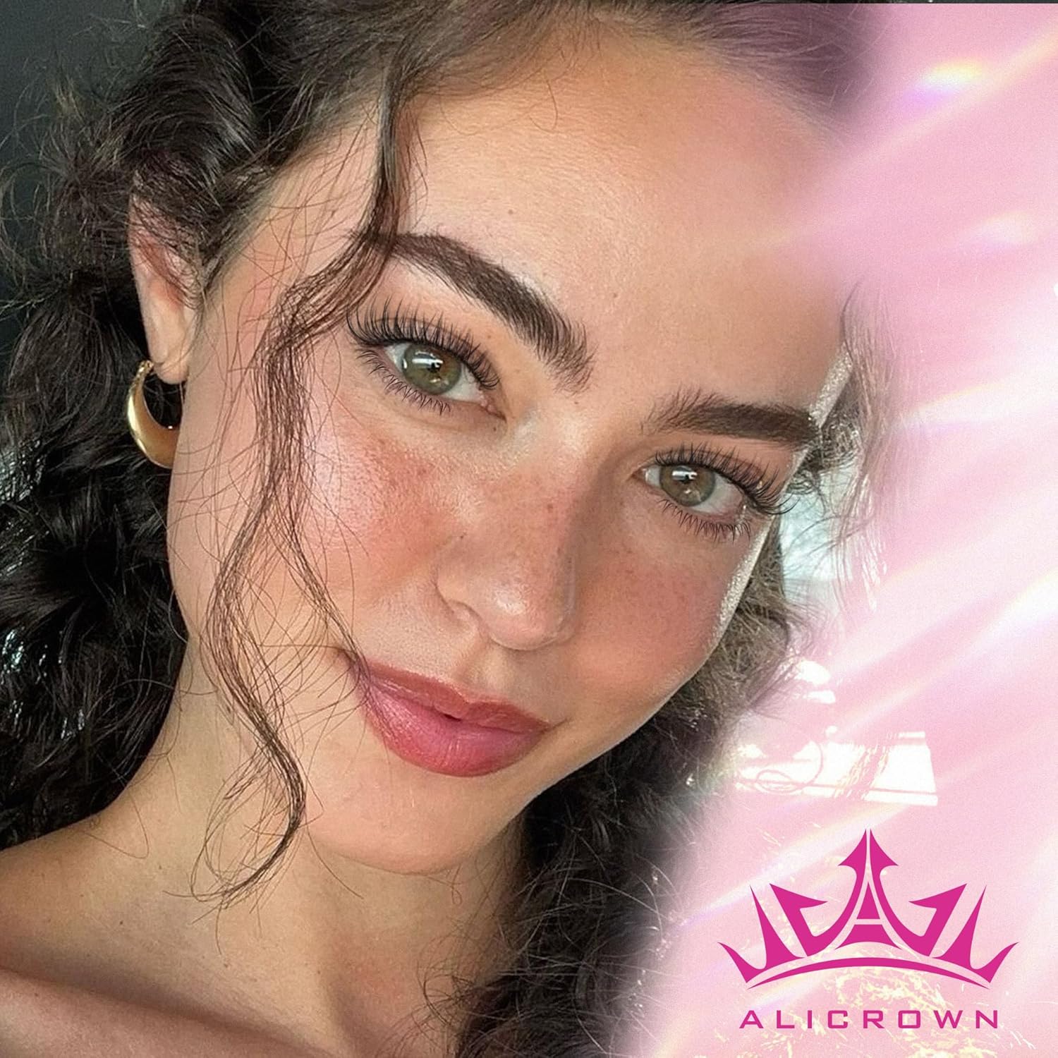 Natural Lash Clusters Kit Wispy Eyelash Clusters Kit with Bottom Eyelashes C Curly Lash Extension Kit with Invisible Band DIY Individual Lashes Kit with Lash Bond and Seal 132Pcs - Image 2