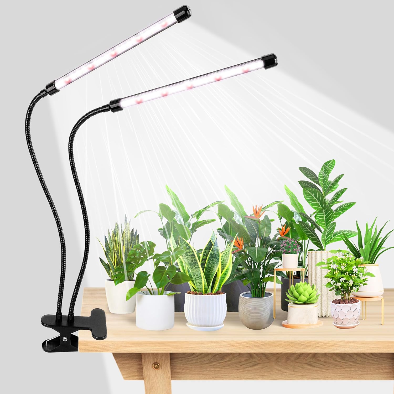 Grow Light 6500K Full Spectrum Plant Grow Lights 84 LED Plant Light with Clip Grow Lamp for Indoor Plants Growing Lamps(1PCS)
