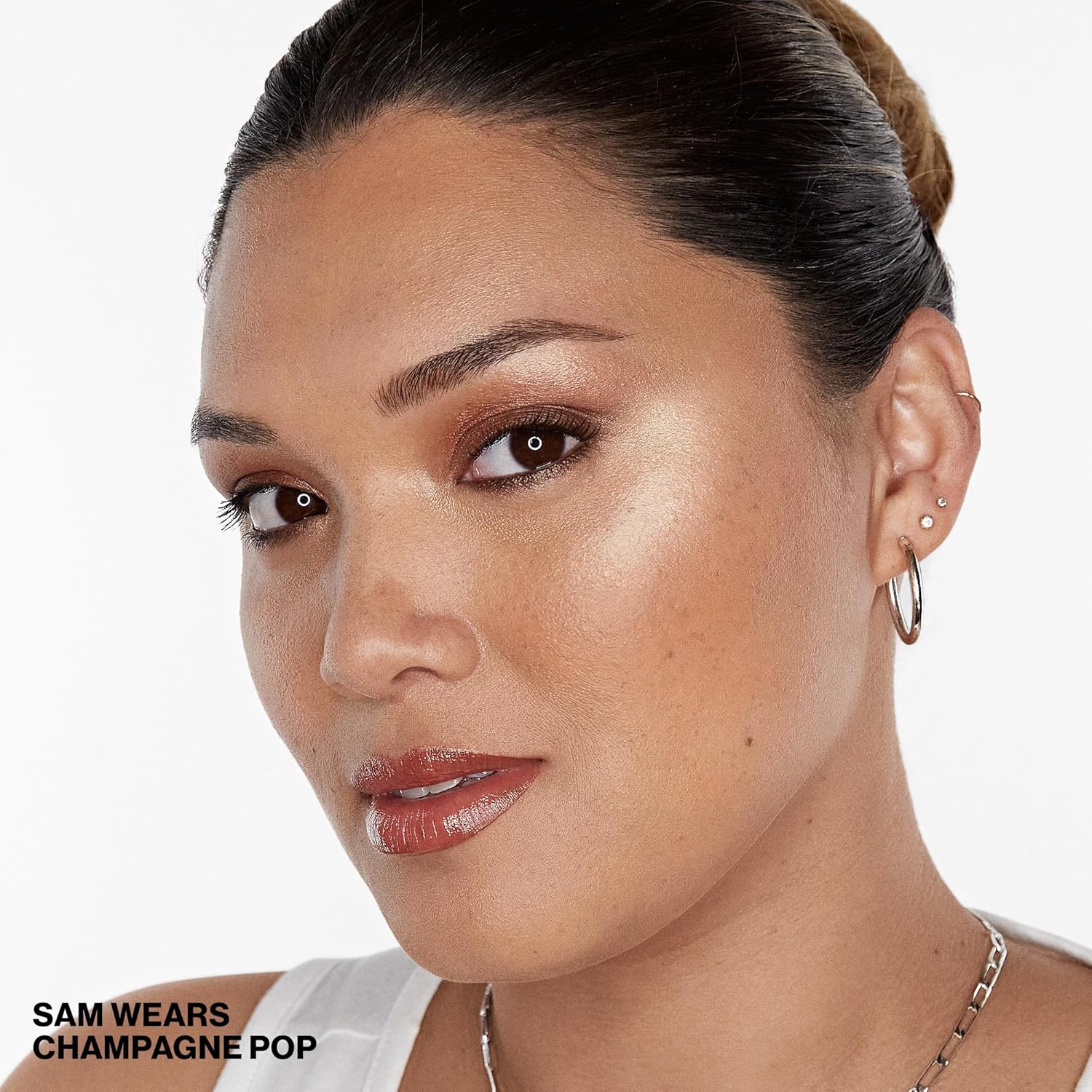 Smashbox X BECCA Shimmering Skin Perfector Pressed Highlighter | Creamy Formula that Melts into Skin for a Natural, Radiant, Glow-Boosting Highlight - Image 5