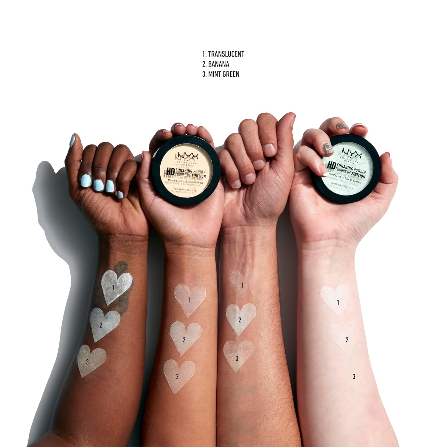 NYX PROFESSIONAL MAKEUP HD Finishing Powder, Pressed Setting Powder - Translucent - Image 4