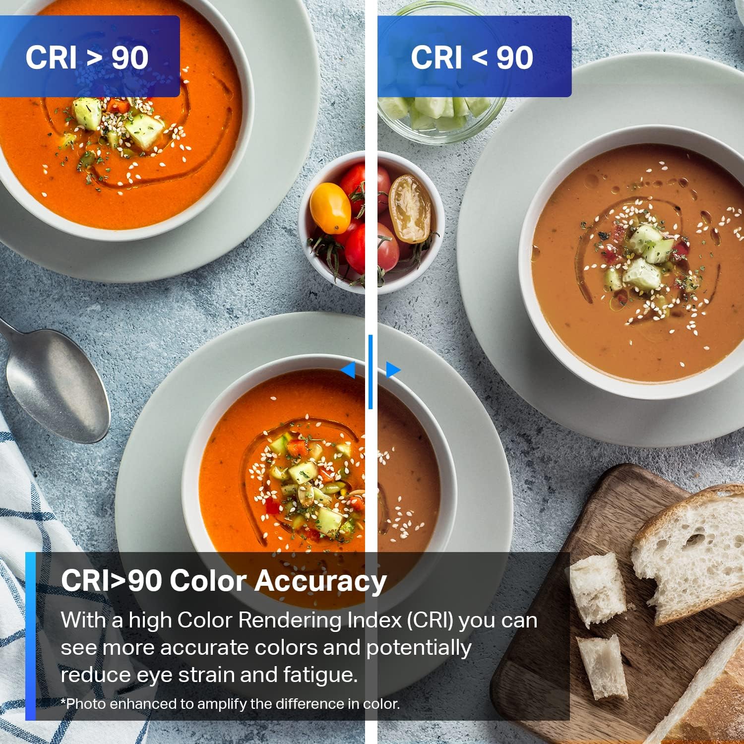 Tapo TP-Link Smart Light Bulbs, 16M Colors RGBW, Dimmable, Compatible with Alexa and Google Home, A19, 60W Equivalent, 800LM CRI>90, 2.4GHz WiFi only, No Hub Required, L530E(4-Pack) - Image 3