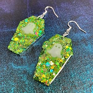 chunky glitter earrings