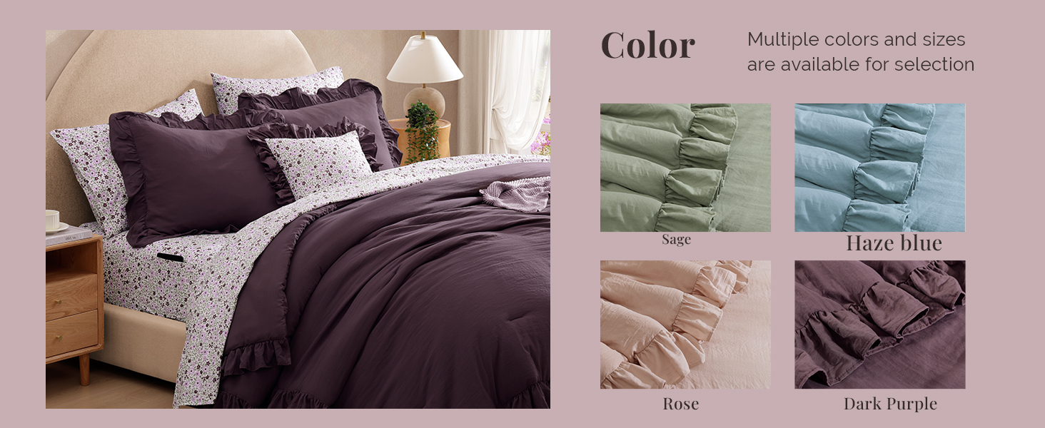 ruffle comforter