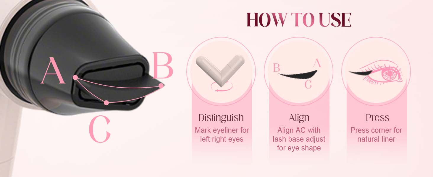 Rotating Eyeliner Stamp Pen