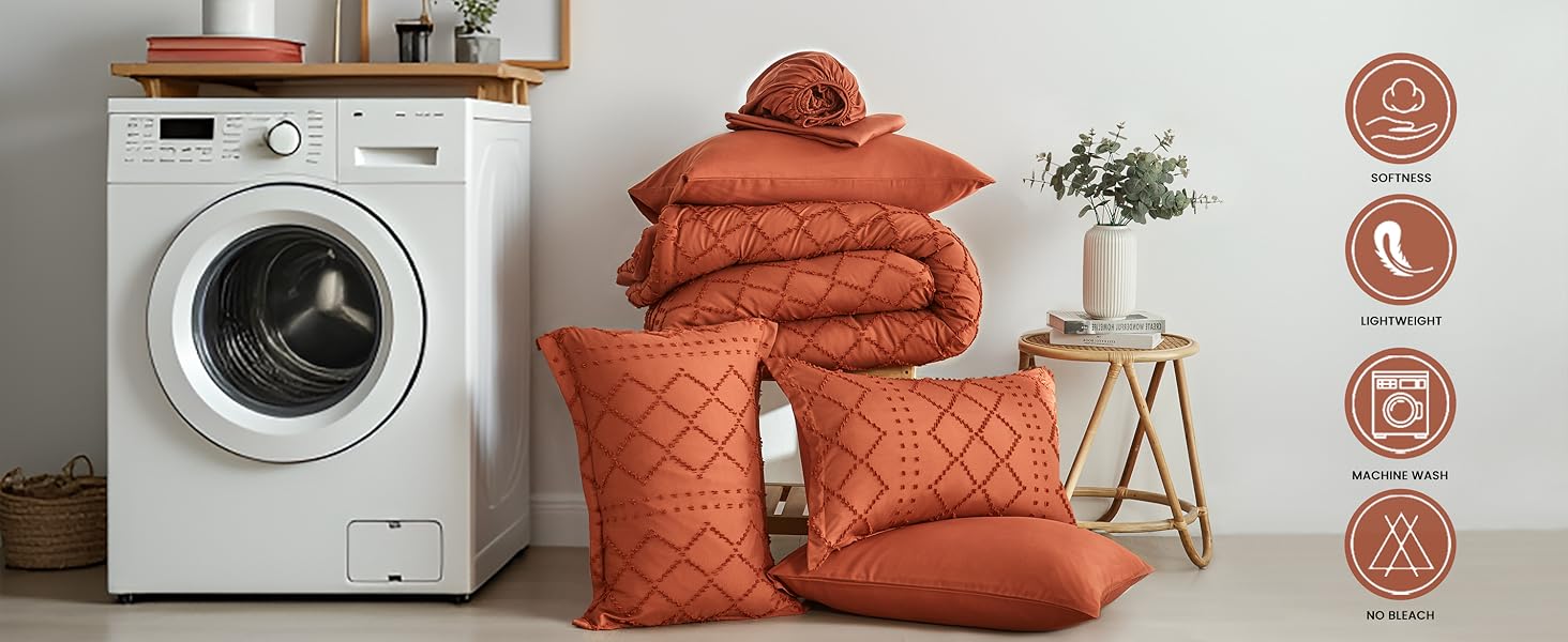 boho comforter set queen