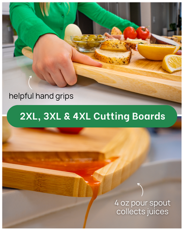 extra large wooden cutting board chopping block carving boards
