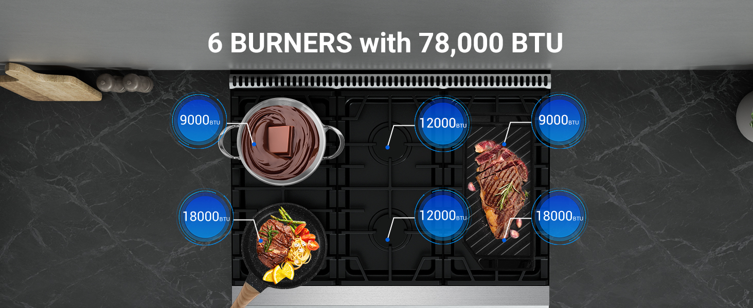 Freestanding Gas Range