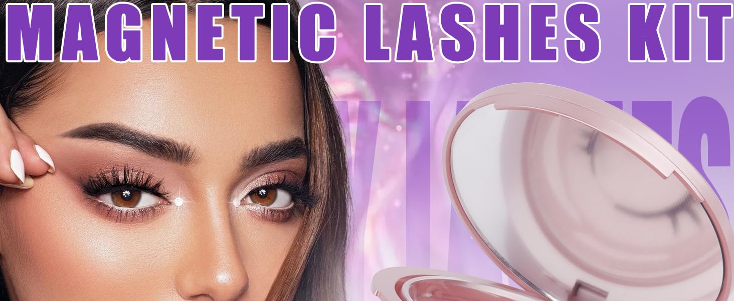 Magnetic Eyelashes with Applicator