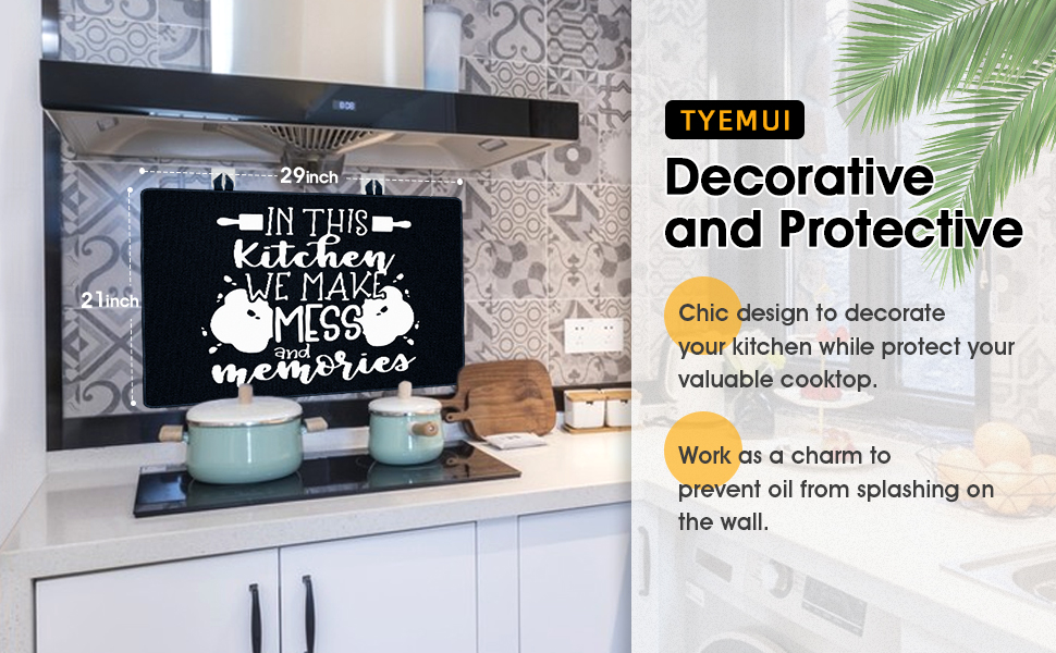 glass top stove cover protector