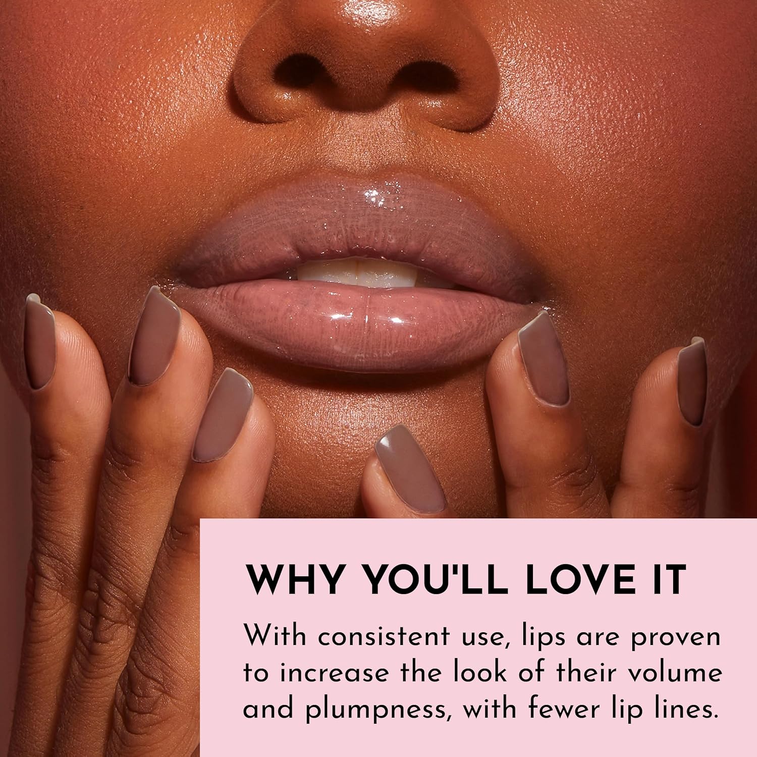 Lawless Women's Forget The Filler Lip Plumper Line Gloss, Nudie, Pink, 0.11 Fl Oz (Pack of 1) - Image 5