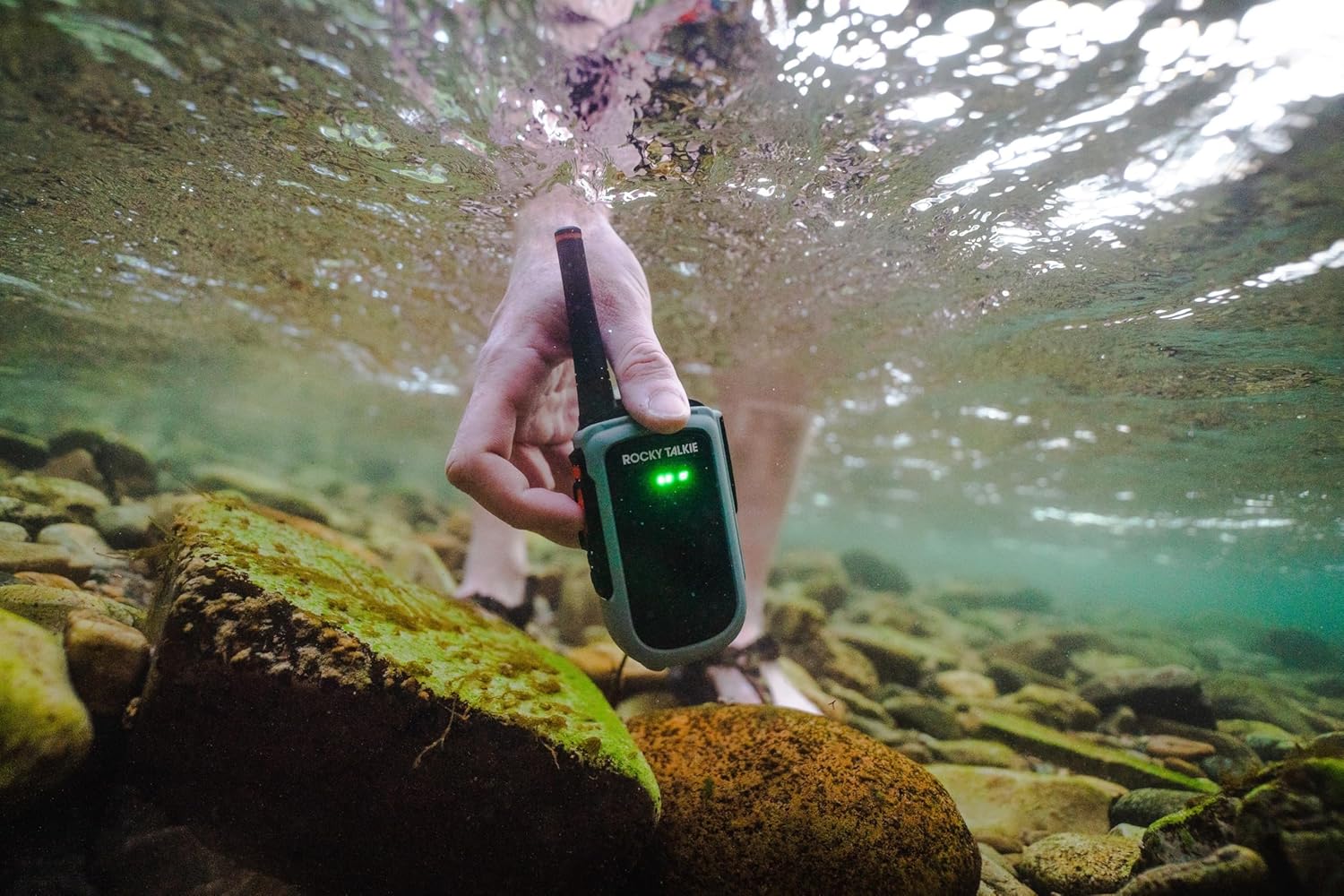 Rocky Talkie Expedition 5 Watt Radio with Waterproof Hand Mic - GMRS Radio with IP67 Waterproofing, Long Range Walkie Talkie, NOAA Weather Alerts, 5 Day Battery Life, 1 Pack - Image 5