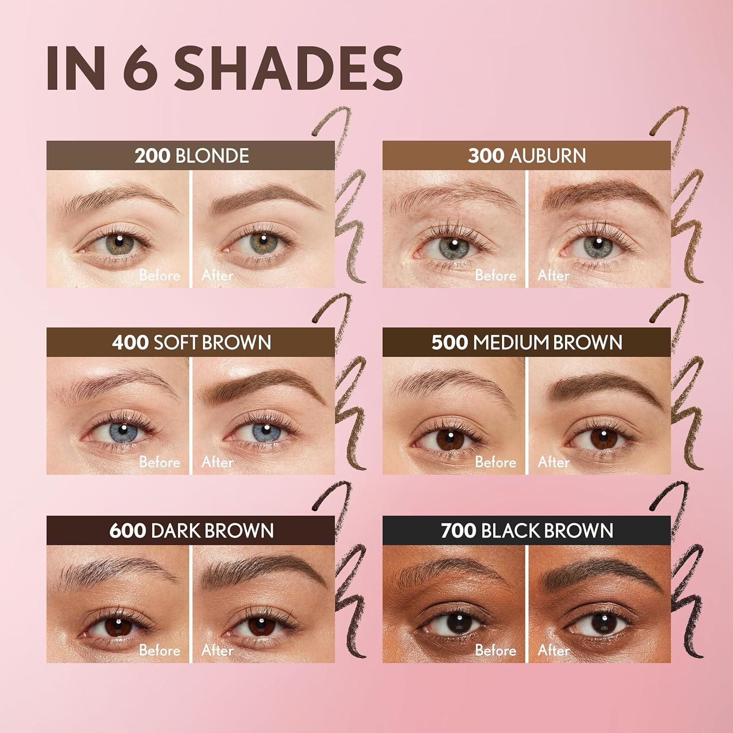 Covergirl Clean Fresh Brow Filler Pomade, 400 Soft Brown, Eyebrow Pencil, Ultra-Precise Tip, Creamy Formula, Highly Pigmented, Soft Matte Finish, Vegan Formula, 0.007oz - Image 3