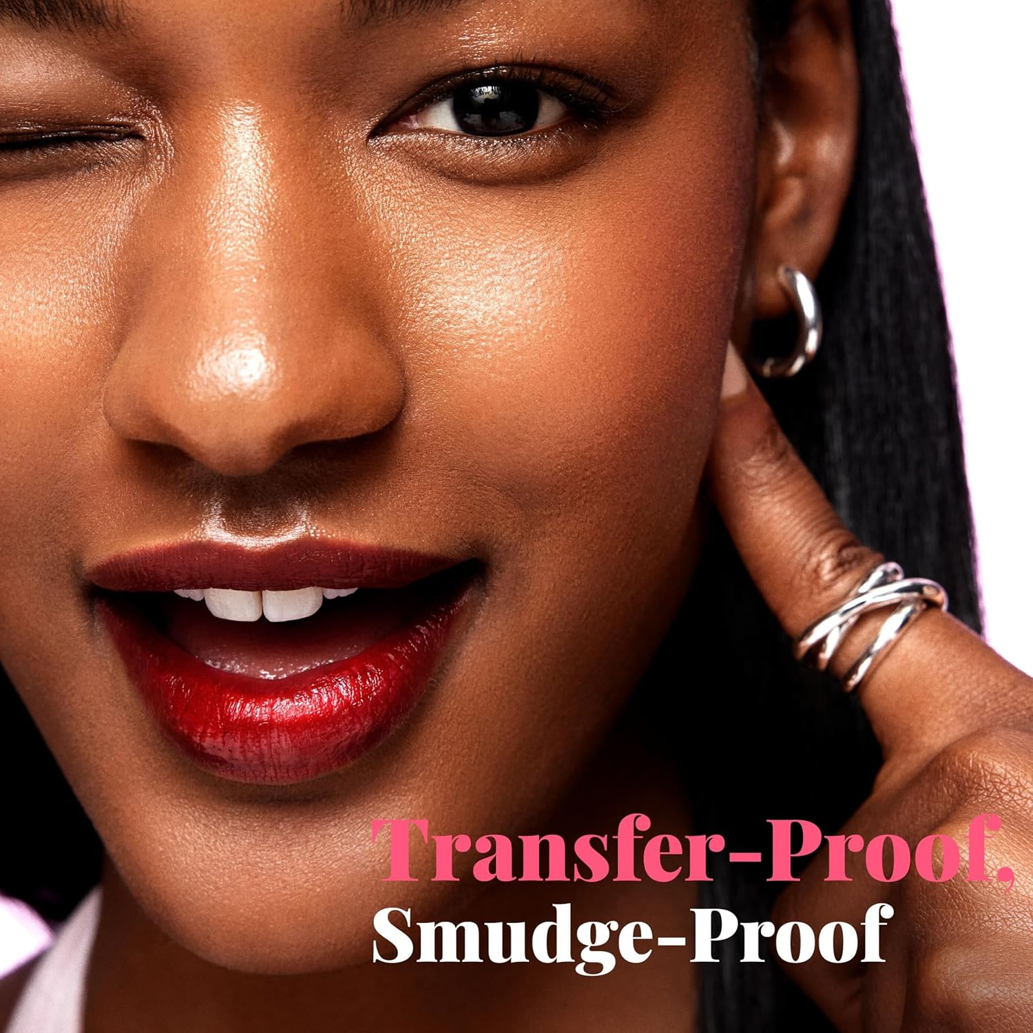 Peripera Ink Peel Off Lip Stain - Long Lasting, Transfer-Proof, Waterproof Korean Lip Tint with Color-Changing Peel-Off Formula (01 BLACK CHERRY) - Image 4