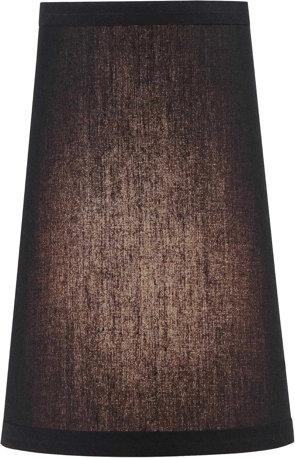 Aspen Creative 32163 Transitional Hardback Empire Shape Spider Construction Lamp Shade in Black, 4-1/4" Top x 6" Bottom x 9" Slant - Image 2