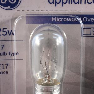 GE 10692 Appliance Microwave Oven Replacement Bulb, 25 Watt, T7, E17 Base, 6 Pack