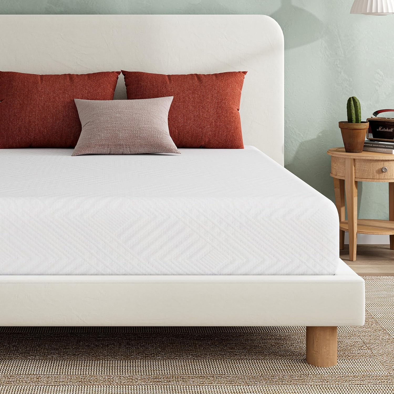 MLILY EGO 6 Inch Twin Mattress - Green Tea Memory Foam, Cooling Gel, Fiberglass-Free, CertiPUR-US Certified, for Kids, Bunk Beds, Trundle & Daybeds - Image 2