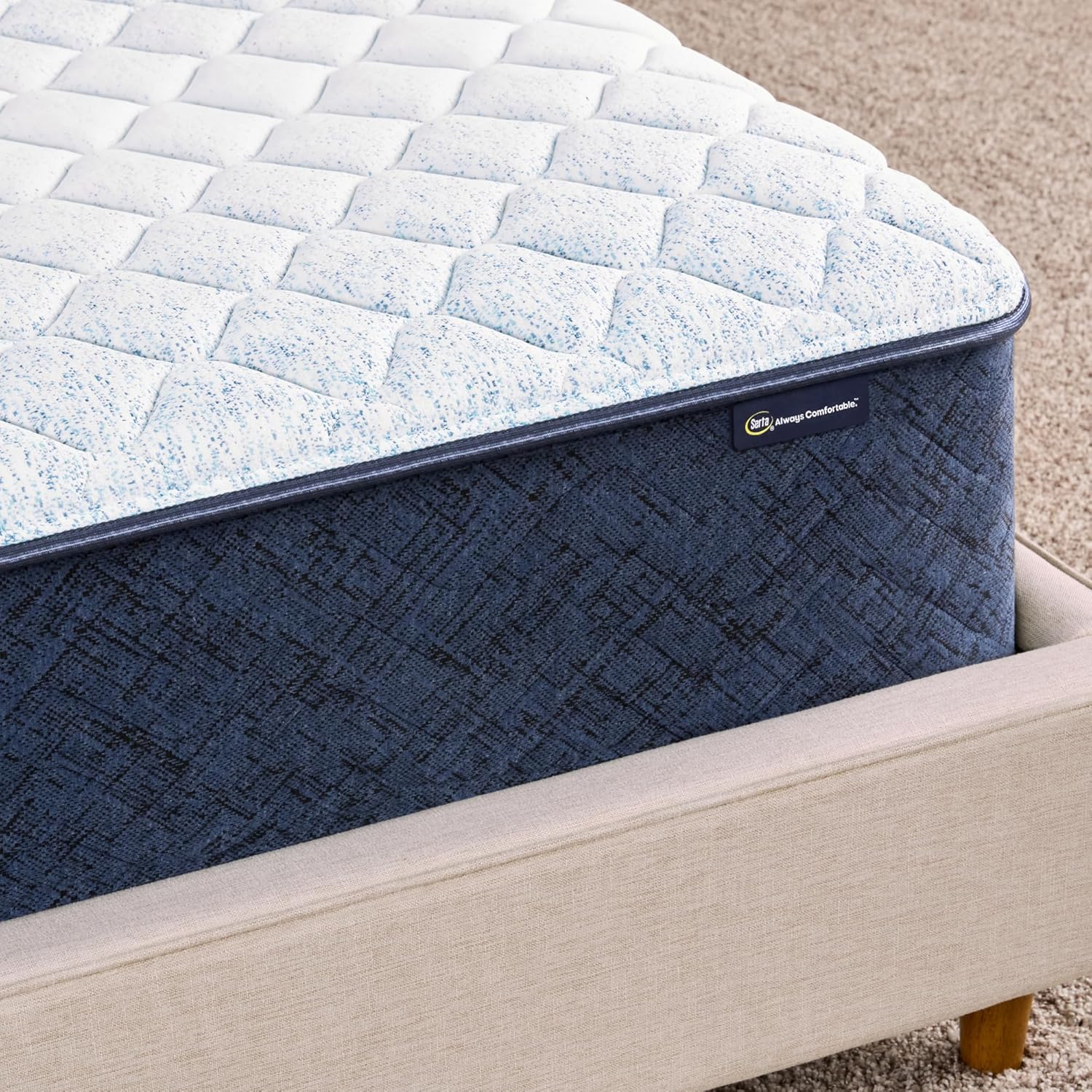 Serta Sleeptrue Medium 12" Queen Hybrid Mattress in a Box, Cooling, Breathable, and Pressure Relieving - 100 Night Trial, CertiPUR-US Certified and 10 Year Limited Warranty - Image 10