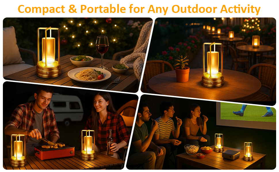 Portable Metal Table Lamp