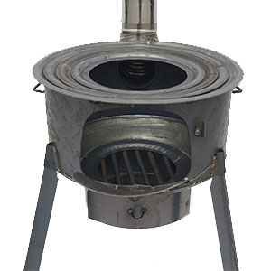 pot belly wood stove