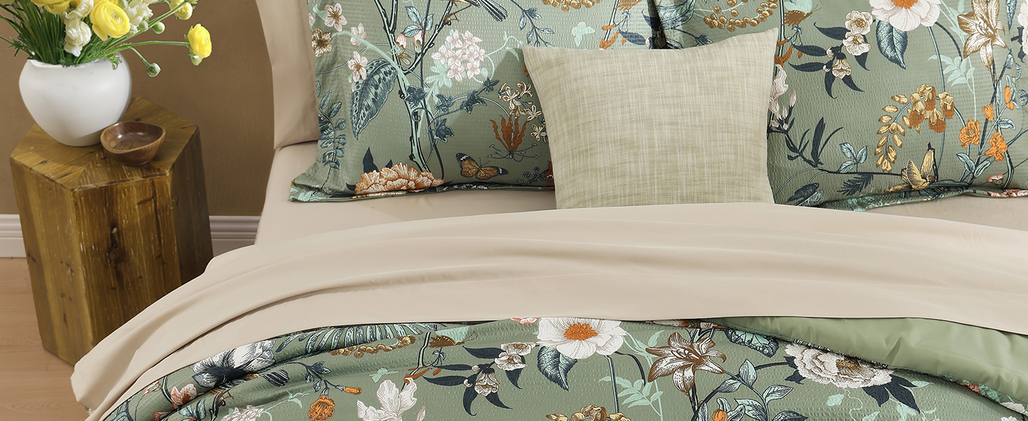 floral comforter set