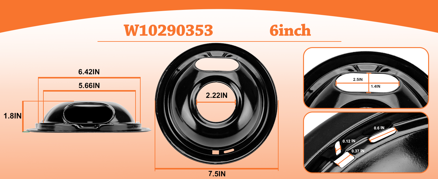 drip pans for electric stove