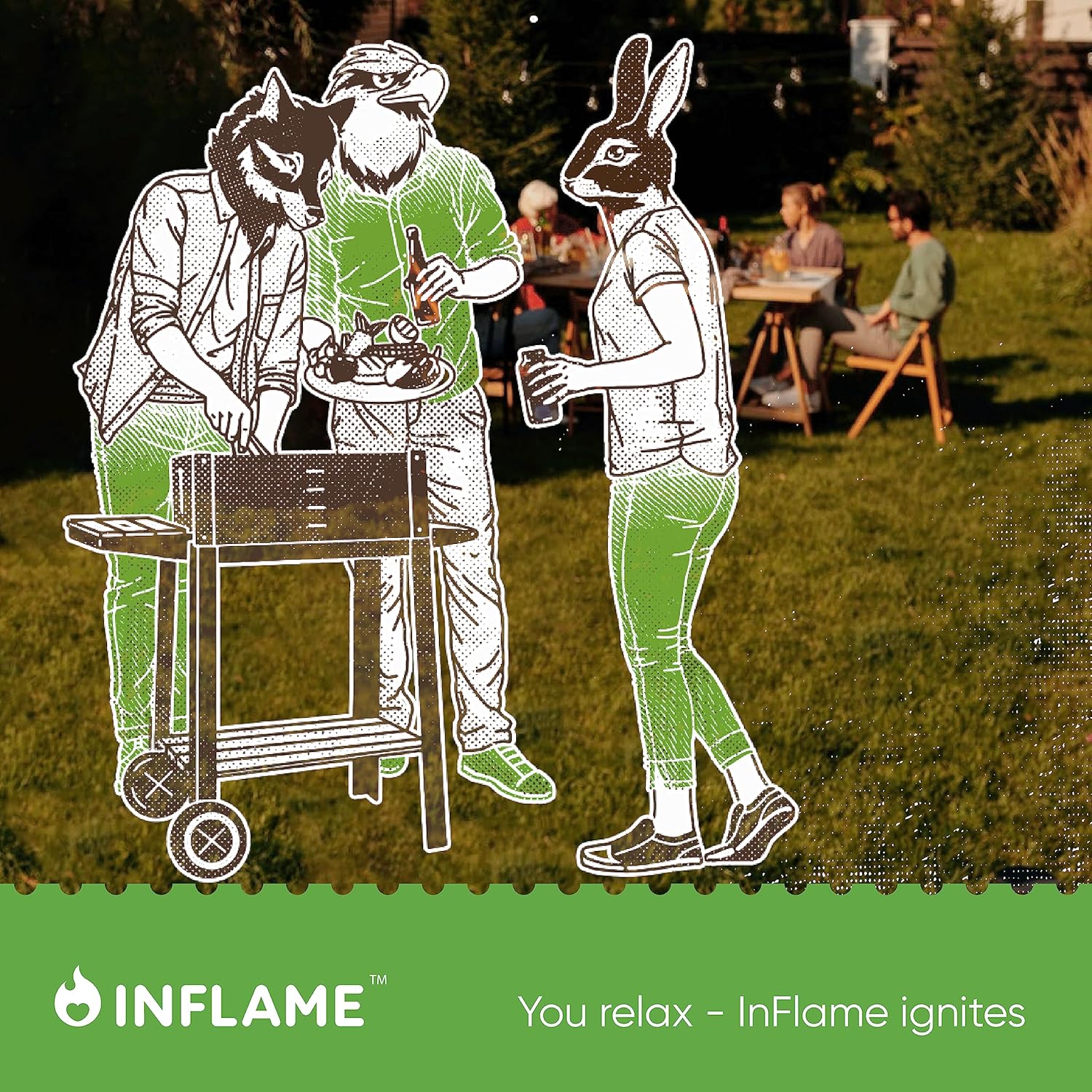 Inflame Fire Starters 300 pcs Fire Starters for Campfires, Grill, BBQ, Fireplace, Woodstove - Charcoal Starter - Waterproof, Weather-Resistant - Natural Wood Fireplace Starters - Image 7